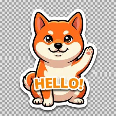 Q版卡通 sticker sample